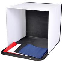 40cm Small mini simple square studio LED photography light Still life shooting Foldable portable soft light box