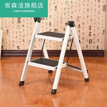 Thickened electrician family portable wardrobe small ladder two-step ladder Lightweight indoor 2-story household elevator folding
