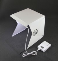 22CM button portable folding LED studio mini photography light box Small photo photography equipment