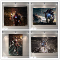 Avengers Iron Man background cloth Student dormitory hanging cloth Studio bar rental house wall decoration hanging painting