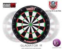ONE80 Gladiator III Third generation enhanced competition dart target) dart board) dart board) professional dart target