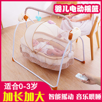 Baby electric cradle coaxing va deity Divine Instrumental Newborn Coaxing Rocking Rocking Bed Foldable Baby Cradle Bed Baby Supplies