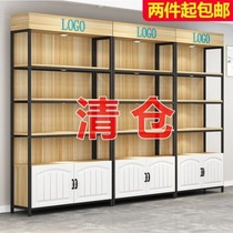 Shelf display rack Multi-layer combination display cabinet display cabinet Mother and baby store container cosmetics display cabinet beauty salon cabinet