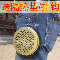 Outdoor mosquito coil box portable outdoor camping field fishing safety mosquito coil rack tray can be hung bracket