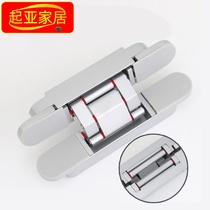 Outer open invisible door hidden hinge Hidden door invisible hinge Heavy-duty concealed door three-dimensional adjustable cross hinge