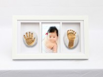 2021 newborn baby hand and footprints commemorative baby seal new 100 days full moon year old souvenir hand foot print ink