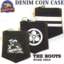 MOMOTARO JEANS JAPAN PEACH AUTHORIZED AGENT ZIMBABWE COTTON DENIM PORTABLE BAG ZERO WALLET