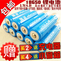 The fund is 2600 mA 18650 rechargeable lithium battery applicable microphone speaker with Singing Machine theater machine