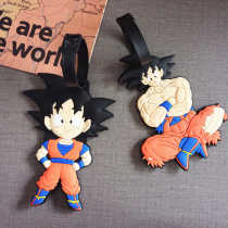 Custom luggage tags suitcases hang tags Monkey King Japanese Dragon Ball cartoons creative boarding identification tags consignment tags
