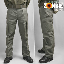 German army German public release military version of the original military fan Moleskin gray and green tactical combat tooling multi-bag trousers military pants