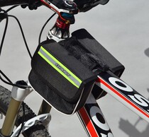 Teanet bike bag hardshell upper tube bag saddle bag mountain bike front bag with mobile phone bag riding bike gear