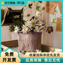 753 CULVERT CULVERT FLOWER VINE EMULATION FLOWER ART SMALL CROWDSOURCED ALTERNATIVE DECORATION GREEN PLANT FLOWER ART SUIT MATCHING PENDULUM PIECE