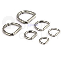 316 stainless steel D type ring d-shaped buckle semi-circle ring luggage hat DIY accessories No-mark steel ring braces rings