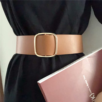 Japanese Cape Kara Joker wide belt coat sweater waist seal women with skirt wide belt waist slim