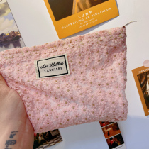 Lace Daisy cosmetic bag portable large-capacity female flower collection bag net red new small red book recommended cosmetic bag
