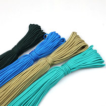 2mm umbrella rope bracelet braided thread diy monkey boxing treasure bead key pendant woven material thin rope