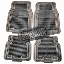 Latex universal pvc plastic silicone foot rubber pad car surround waterproof transparent non-slip car pad easy to clean