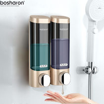 Punch-free soap dispenser kitchen hand sanitizer wall pressing bottle hotel shampoo shower gel box wall-mounted