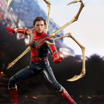 Avenger 4 super Q spider steel hand made animation toy model doll light union hero vs expeditionary man