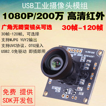 2001080 p distortion-free high speed 60 frames 720p Android usb drive-free 480P120 frame camera