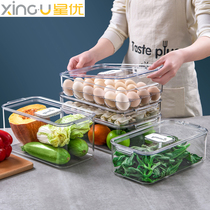 Xingyou refrigerator special preservation storage box kitchen finishing frozen drawer food Vegetable Egg storage box