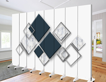 Chinese office hotel living room bedroom Net red dining room folding cover pure white mobile partition activity screen