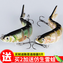 Bionic Loach Luya fake bait multi-node fish Mino far into fresh water squid bass squid fish Mandarin fish special bait