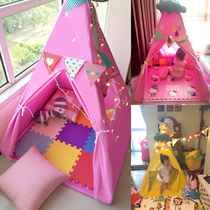 Childrens Tent Game House Indoor Baby Princess Home Boys and Girls Toy House Indian Triangle Tent