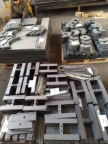 A3 iron plate Q235 laser cutting processing steel plate zero cutting CNC bending sheet metal welding to map processing