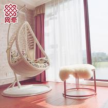Hanging chair home balcony hanging ins Birds Nest basket indoor woven swing Nordic rocking chair