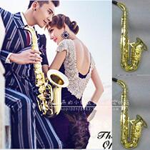 Big Cards Fashion Outscene Props Simulation Sax Stage Performance Props Big Sax Musical Instruments Wedding props
