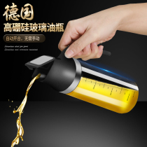 German High Borosilicate Glass oil pot automatic opening and closing anti-leakage oil pot household vinegar bottle soy sauce bottle with scale seasoning bottle