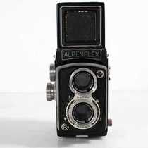 Antique OLD camera ALPENFLEX Camera 120 Double reverse film film Mechanical camera shutter normal