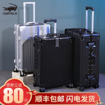 Travel trolley case Female large capacity oversized suitcase Tide universal wheel durable password box Male 20 suitcase 26 inches