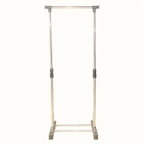 Stainless steel floor-to-ceiling telescopic multifunctional creative modern simple bay window drying rack drying rack balcony coat rack