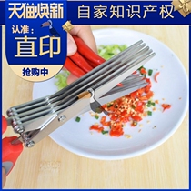 Pepper cutting machine Spicy slices Hand-cut spicy cut pepper cutting machine Small household