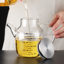 Small oil pot oil bottle kitchen glass oil tank pot without hanging oil