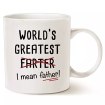 ins net celebrity beauty creative worlds greatest dad fathers Day ceramic coffee mug