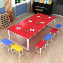 Childrens table Early Childhood Table Training Institution Lounge Chairs Painting Room Kindergarten writing suit Colour class table and chairs