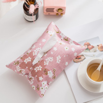 Japan-style Paper Towel Bag Cute Cloth Art Cotton Paper Crammy Car Towels LIVING ROOM DRAWING PAPER TOWELS PAPER TOWELS BAG PAPER DRAW BAG