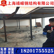 Construction of new steel structure bungaleries plus 2nd floor Cement Barrier Warehouse Loft Soldered Terrace penthouse Jing Rong