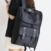 Oxford Cloth Double Shoulder Bag Female Summer Care Spine Minus bag Men Ins Chauer Tide Cool Junior High School Seniors High-capacity Backpack