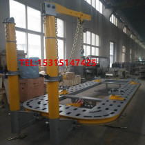 Car body girder calibration instrument sheet metal platform girder correction shaping frame manganese steel plate repair machine repair tool