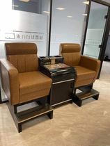 Solid Wood Billiards View Chair Double Custom Casual Chair Billiards Billiard chair spot special table and chairs Ball room Sofa Hall