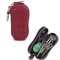 Yago Markey bag men and women genuine leather multifunction cow leather lock spoon bag Jane about car key bag key bag waist hanging