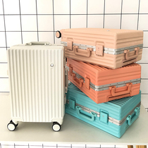 Small luggage female Japanese small 20 inch light aluminum frame cute Net red ins tide password suitcase trolley case 24