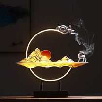 Creative reverse incense burner ornaments Zen new Chinese porch home interior office desktop decorations aromatherapy stove