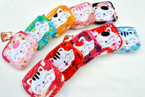 Welcome house Japan and wind tricks Cat Art Hand Embroidered Coin Day Style Cute Zero Wallet Cartoon Headphone Bag