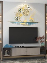Light luxury wall clock living room personality creative fashion home clock simple modern atmospheric decoration clock wall hanging watch
