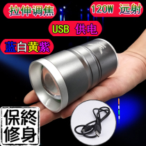 Blue White Yellow Purple 120W4 Light Source 30W Purple Light Fishing Light 60W Dual Light Source Night Fishing Light USB Powered Super-long Sequel